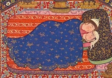 miniature of two in bed